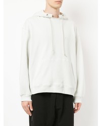 weißer Pullover mit einem Kapuze von Mr. Completely