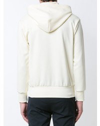 weißer Pullover mit einem Kapuze von Comme Des Garcons Play