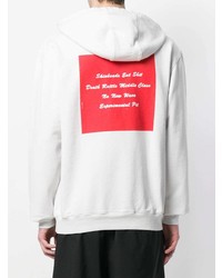 weißer Pullover mit einem Kapuze von Noon Goons