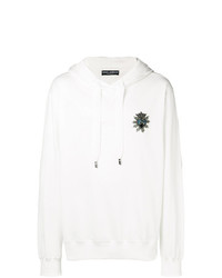 weißer Pullover mit einem Kapuze von Dolce & Gabbana