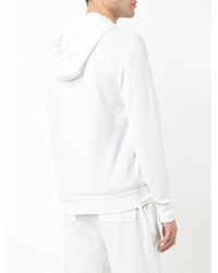 weißer Pullover mit einem Kapuze von ATM Anthony Thomas Melillo