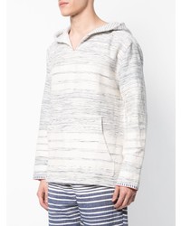 weißer Pullover mit einem Kapuze von Lemlem