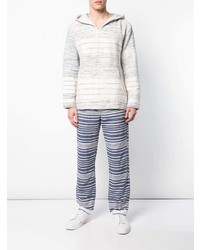 weißer Pullover mit einem Kapuze von Lemlem