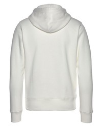 weißer Pullover mit einem Kapuze von Gant