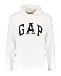 weißer Pullover mit einem Kapuze von Gap
