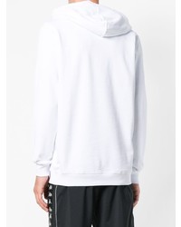 weißer Pullover mit einem Kapuze von Kappa Kontroll