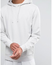 weißer Pullover mit einem Kapuze von Asos