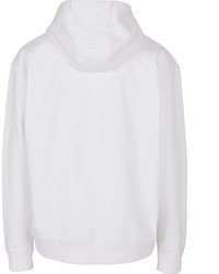 weißer Pullover mit einem Kapuze von karl kani