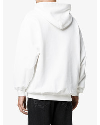 weißer Pullover mit einem Kapuze von Balenciaga