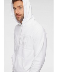 weißer Pullover mit einem Kapuze von Levi's