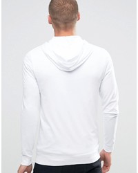 weißer Pullover mit einem Kapuze von Asos