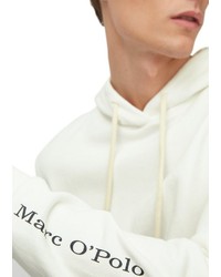weißer Pullover mit einem Kapuze von Marc O'Polo
