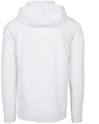 weißer Pullover mit einem Kapuze von Merchcode