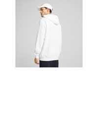 weißer Pullover mit einem Kapuze von Puma
