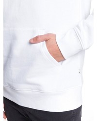 weißer Pullover mit einem Kapuze von Quiksilver