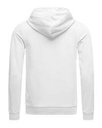 weißer Pullover mit einem Kapuze von Redbridge