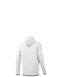 weißer Pullover mit einem Kapuze von Reebok