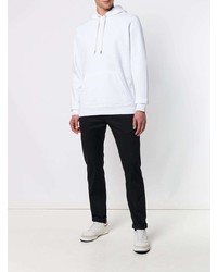 weißer Pullover mit einem Kapuze von Diesel