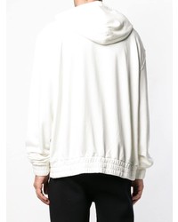 weißer Pullover mit einem Kapuze von A-Cold-Wall*