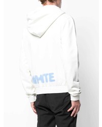 weißer Pullover mit einem Kapuze von Off-White