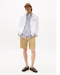 weißer Pullover mit einem Kapuze von Tommy Hilfiger