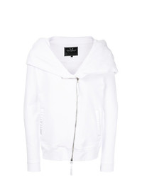 weißer Pullover mit einem Kapuze von Unconditional