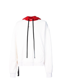 weißer Pullover mit einem Kapuze von Unravel Project