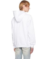 weißer Pullover mit einem Kapuze von Alexander McQueen