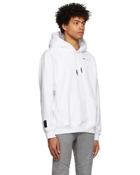 weißer Pullover mit einem Kapuze von McQ