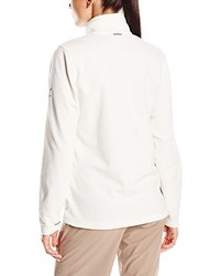 weißer Pullover mit einem Reißverschluß von Salewa