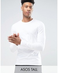 weißer Pullover mit einem Rundhalsausschnitt von Asos