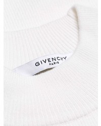 weißer Pullover mit einem Rundhalsausschnitt von Givenchy