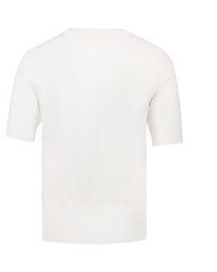 weißer Pullover mit einem Rundhalsausschnitt von Betty Barclay