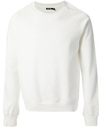 weißer Pullover mit einem Rundhalsausschnitt von BLK DNM