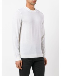 weißer Pullover mit einem Rundhalsausschnitt von A Kind Of Guise