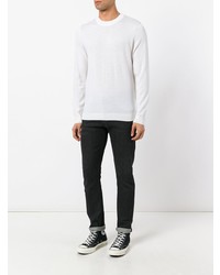 weißer Pullover mit einem Rundhalsausschnitt von A Kind Of Guise