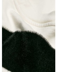 weißer Pullover mit einem Rundhalsausschnitt von Off-White