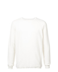weißer Pullover mit einem Rundhalsausschnitt von Homecore