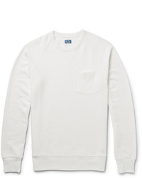 weißer Pullover mit einem Rundhalsausschnitt von J.Crew
