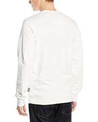 weißer Pullover mit einem Rundhalsausschnitt von Jack & Jones