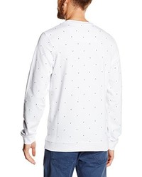 weißer Pullover mit einem Rundhalsausschnitt von Jack & Jones