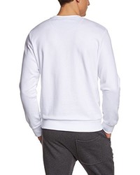 weißer Pullover mit einem Rundhalsausschnitt von Jack & Jones