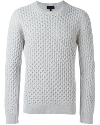 weißer Pullover mit einem Rundhalsausschnitt von Lanvin