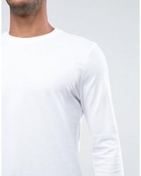 weißer Pullover mit einem Rundhalsausschnitt von Asos