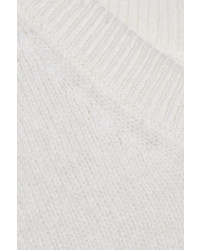 weißer Pullover mit einem Rundhalsausschnitt von Equipment
