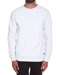 weißer Pullover mit einem Rundhalsausschnitt von Volcom