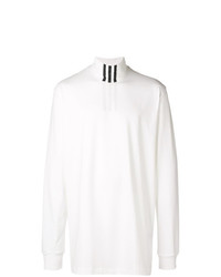 weißer Pullover mit einem Rundhalsausschnitt von Y-3