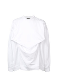 weißer Pullover mit einem Rundhalsausschnitt von Y/Project