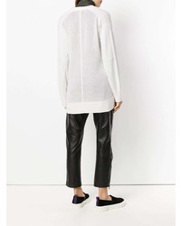 weißer Pullover mit einem V-Ausschnitt von Rag & Bone