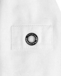 weißer Pullover mit einem V-Ausschnitt von CODE-ZERO